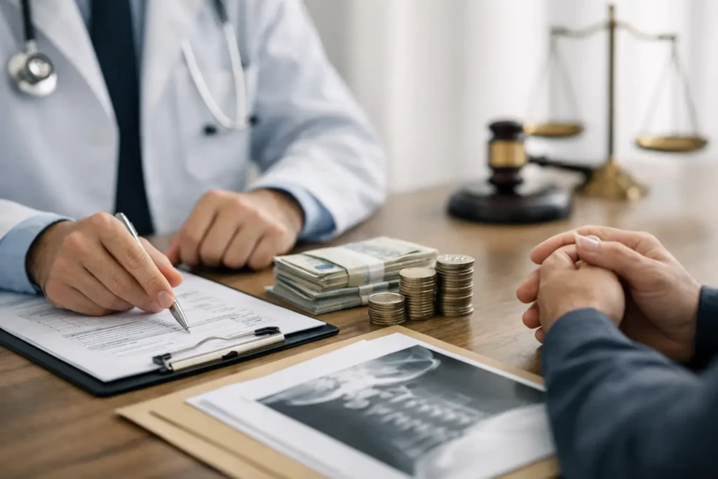 Quién paga el peritaje médico y cuándo se recupera